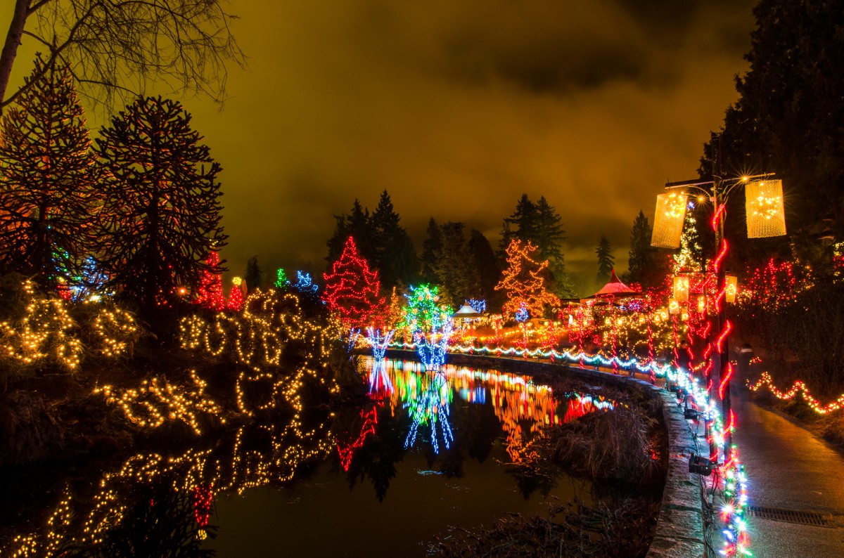 Festival Of Lights At Vandusen Gardens In Vancouver, Bc